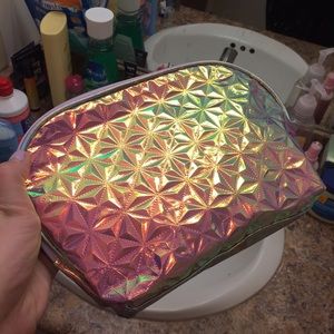 Iridescent Makeup Bag